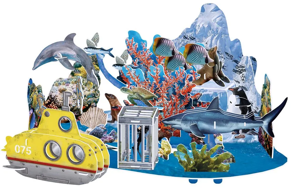 Cubic Fun National Geographic 3D Puzzle Undersea Adventure