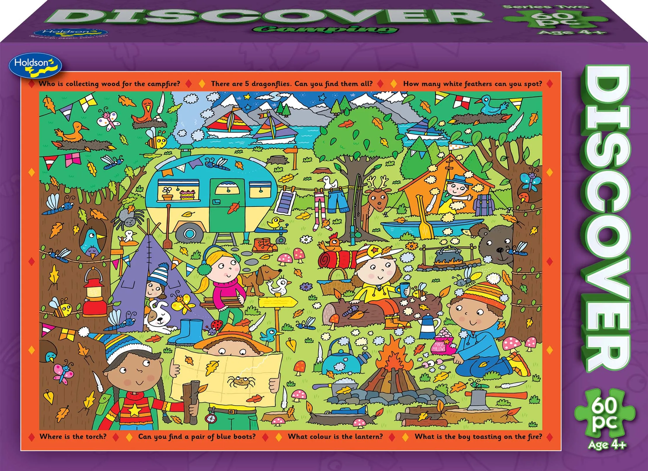 Discover Series 2 60 Piece Puzzle Camping