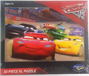 Disney Cars 3 50 Piece Xl Puzzle Winning At Full Speed