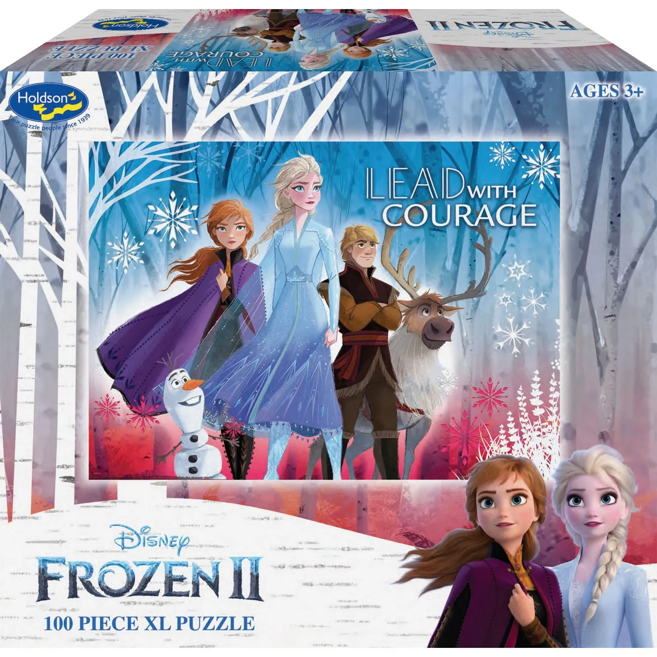 Disney Frozen II 100 Piece Xl Puzzle Lead With Courage