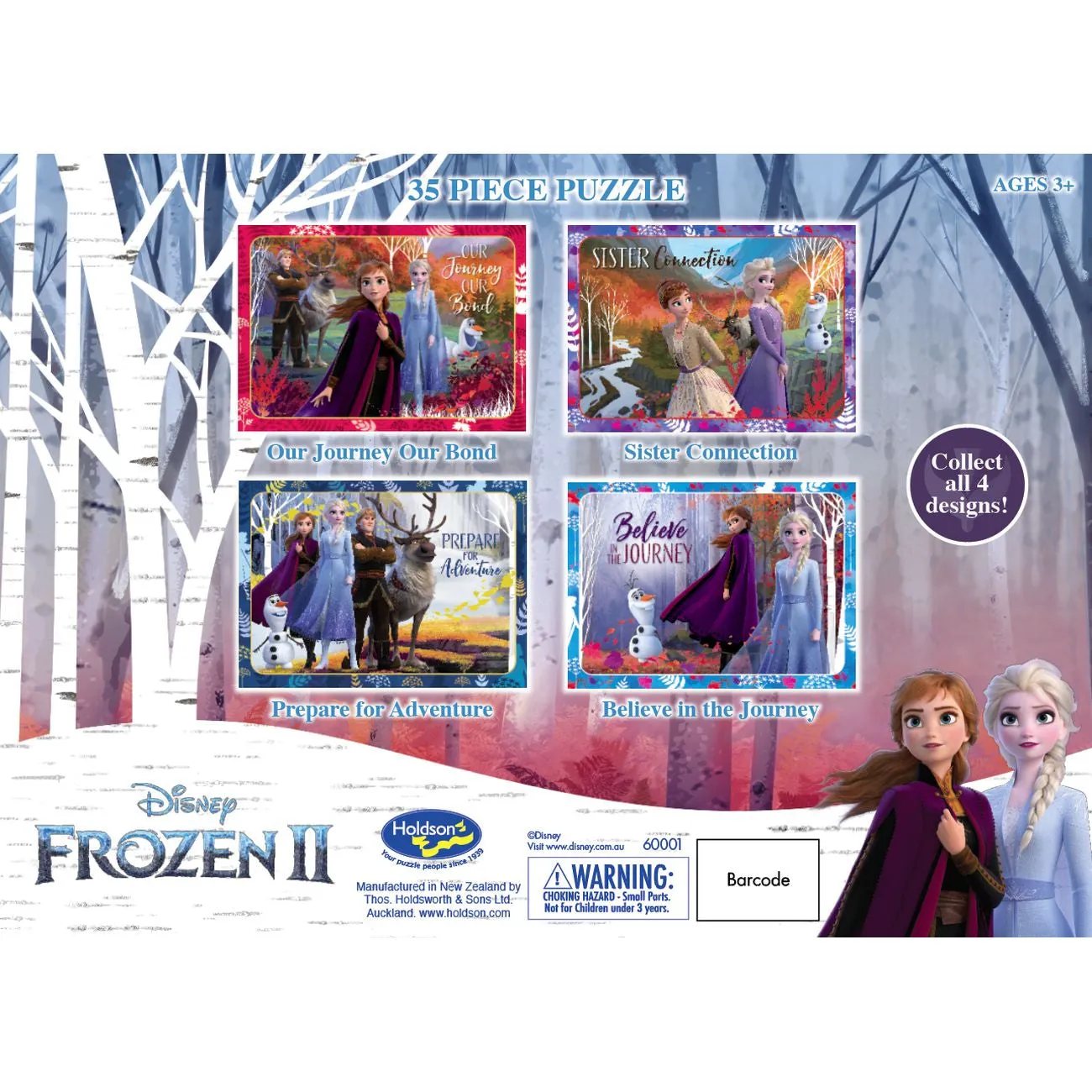 Disney Frozen II 35 Piece Frame Tray Puzzle Assorted Styles