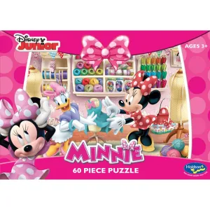 Disney Junior Minnie Mouse 60 Piece Boxed Puzzle Made With Love