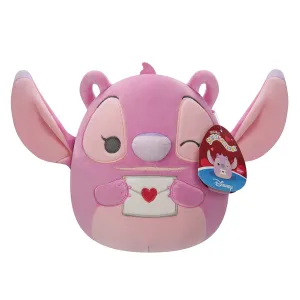 Disney Squishmallows Valentines 8 Inch Plush - Angel with Kisses