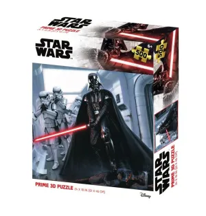 Disney Star Wars Classic Darth Vader With Stormtroopers Prime 3D 500 Piece Puzzle