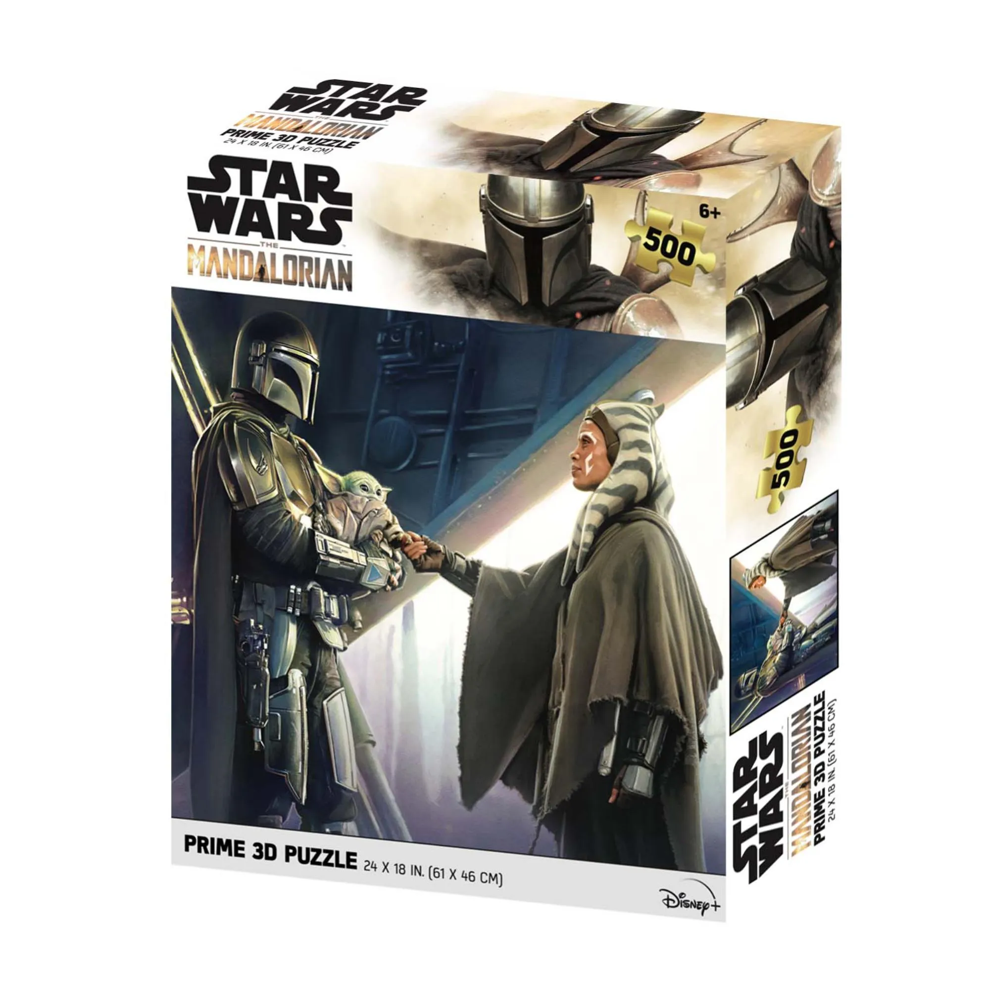 Disney Star Wars The Mandalorian With Ahsoka Tano Prime 3D 500 Piece Puzzle