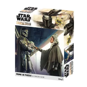 Disney Star Wars The Mandalorian With Ahsoka Tano Prime 3D 500 Piece Puzzle