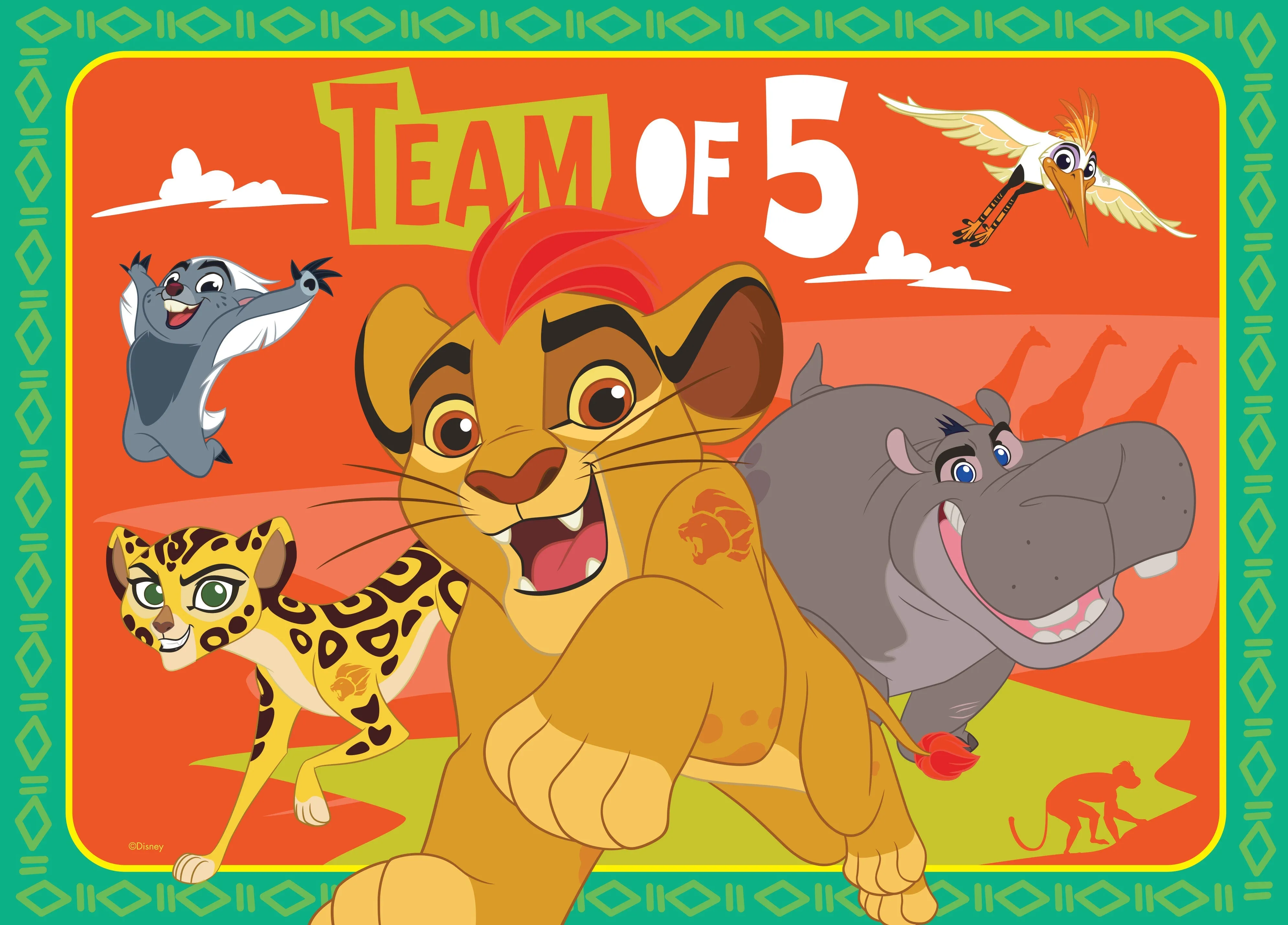 Disney The Lion Guard 35 Piece Frame Tray Puzzle Assorted Styles