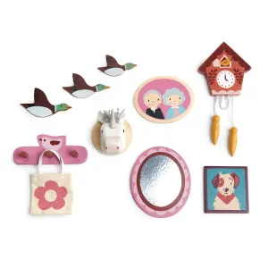 Dolls House Wall Decor Set