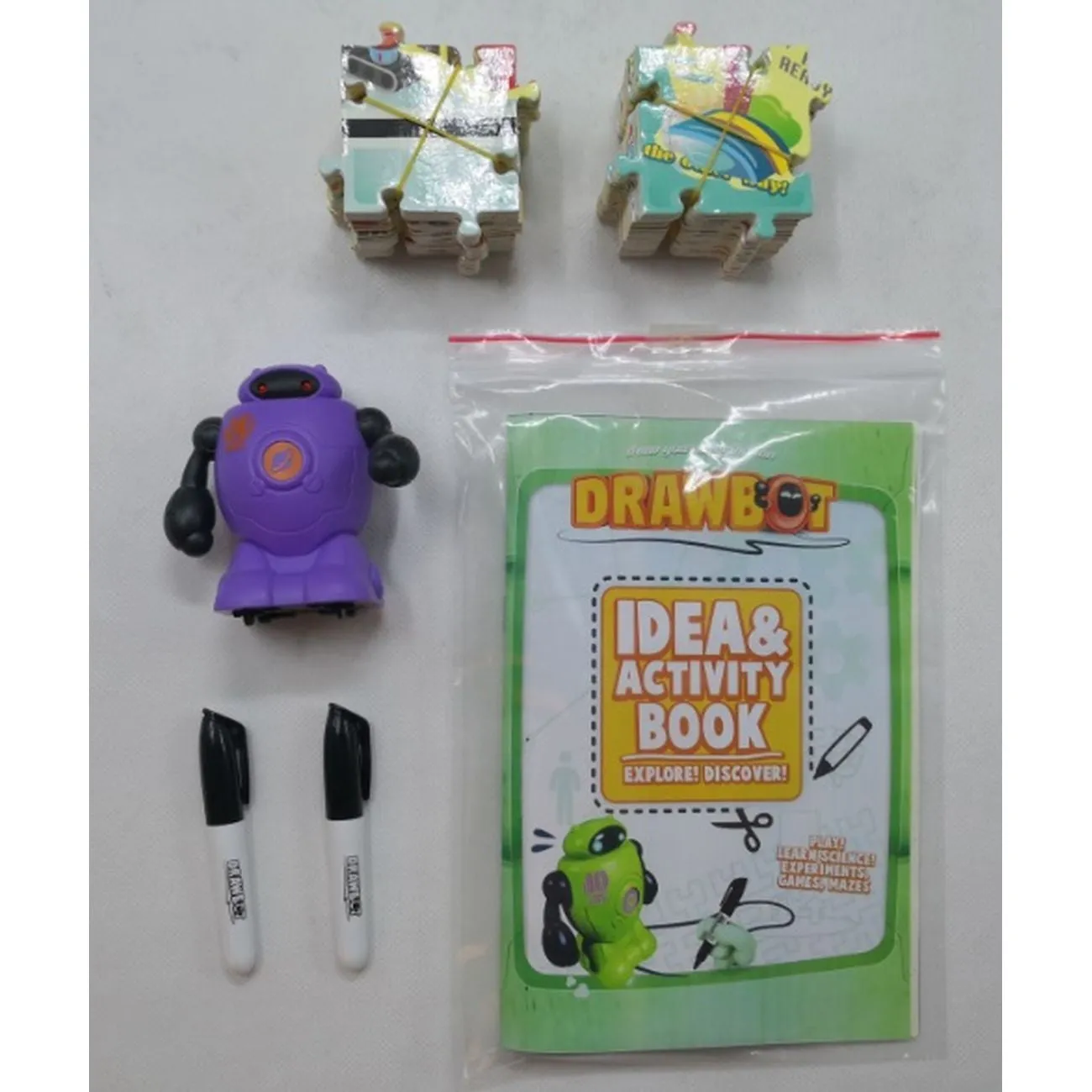 Drawbot Robot Builder With 70 Piece Puzzle