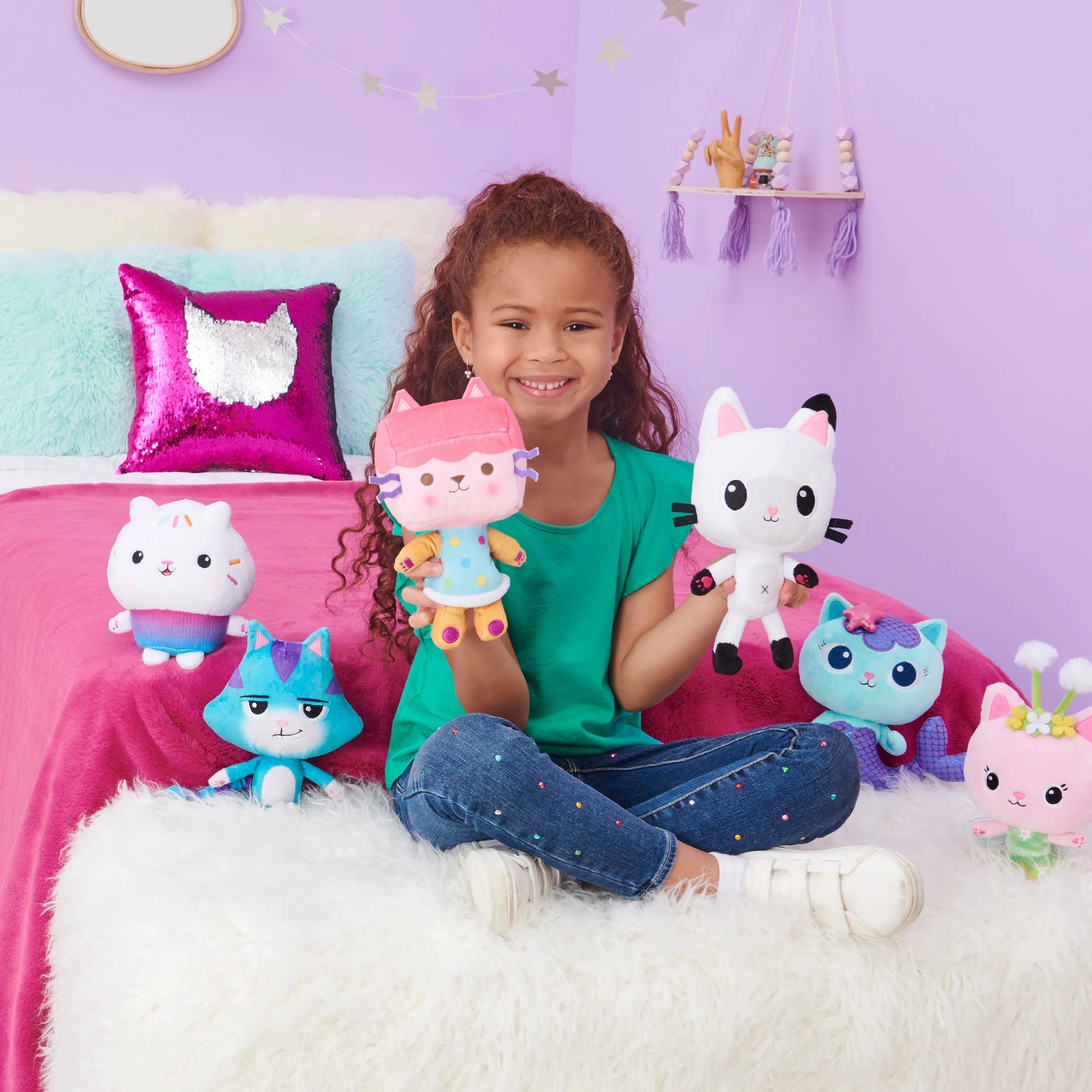 Dreamworks Gabby's Dollhouse Purr-ific Plush Kitty Fairy