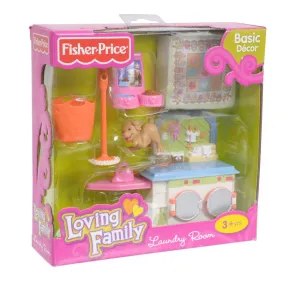 FISHER-PRICE LOVING FAMILY BASIC FURNITURE LAUNDRY ROOM