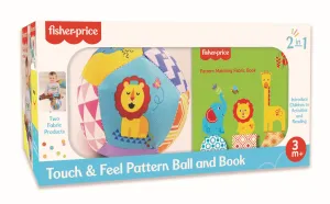 Fisher-Price Touch & Feel Pattern Ball And Book