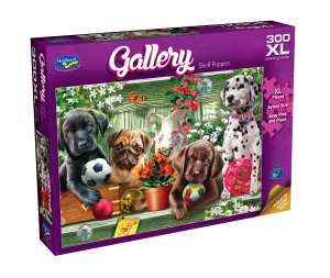 Gallery Series 6 300 Piece Xl Puzzle Shelf Puppies