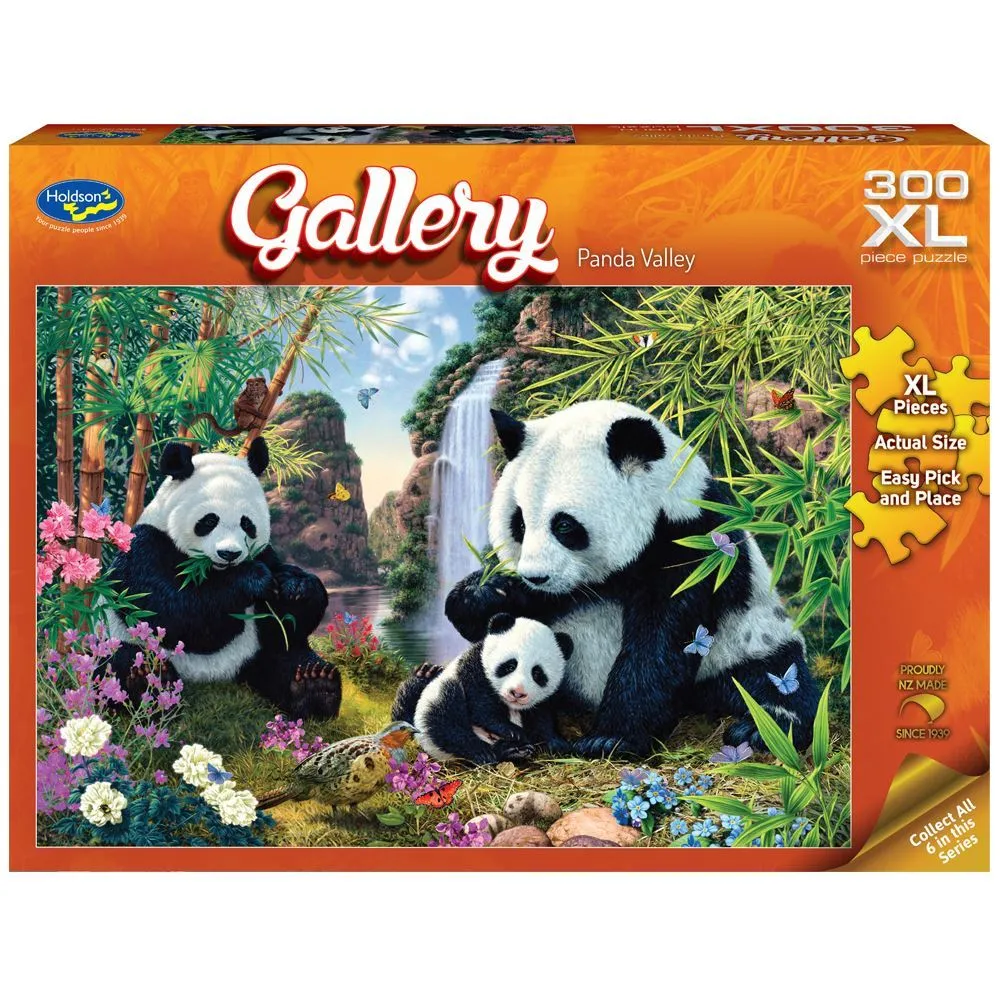 Gallery Series 7 300 Piece Xl Puzzle Panda Valley
