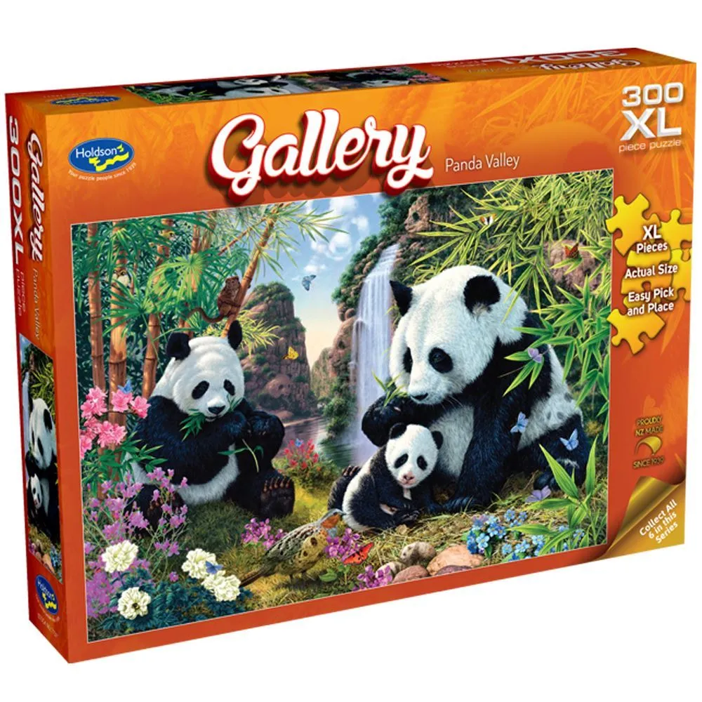 Gallery Series 7 300 Piece Xl Puzzle Panda Valley