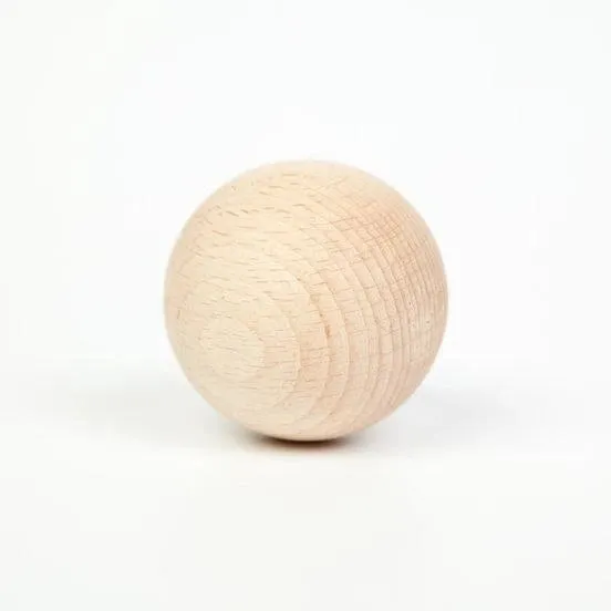 Grapat | Big Balls in Natural Wood | 6 Pieces