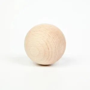 Grapat | Big Balls in Natural Wood | 6 Pieces