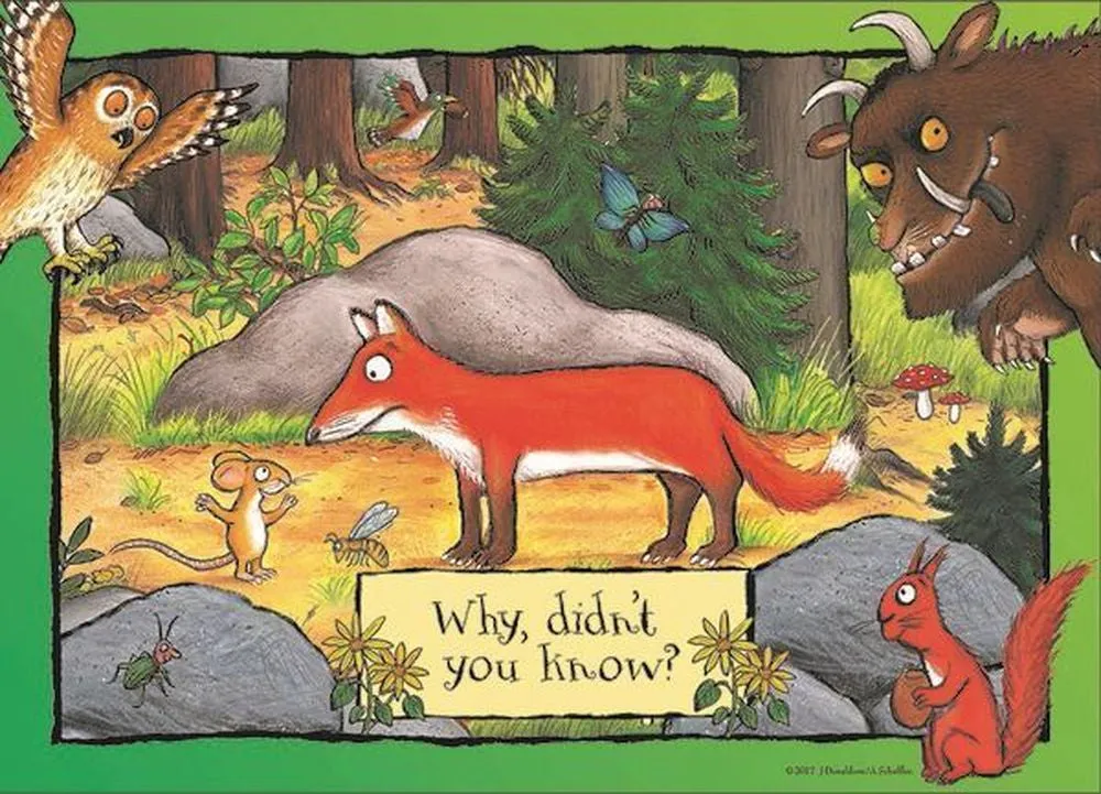 Gruffalo 35 Piece Frame Tray Puzzle Assorted Styles