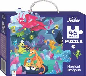 Hinkler Junior Jigsaw 45 Piece Puzzle Magical Dragons