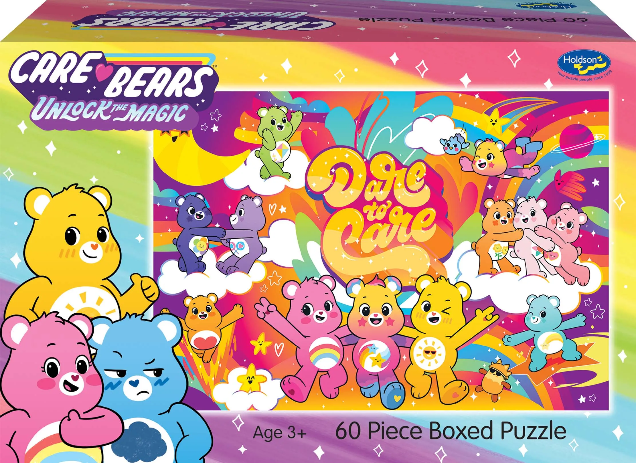 Holdsons Care Bears 60 Piece Puzzle - Dare To Care