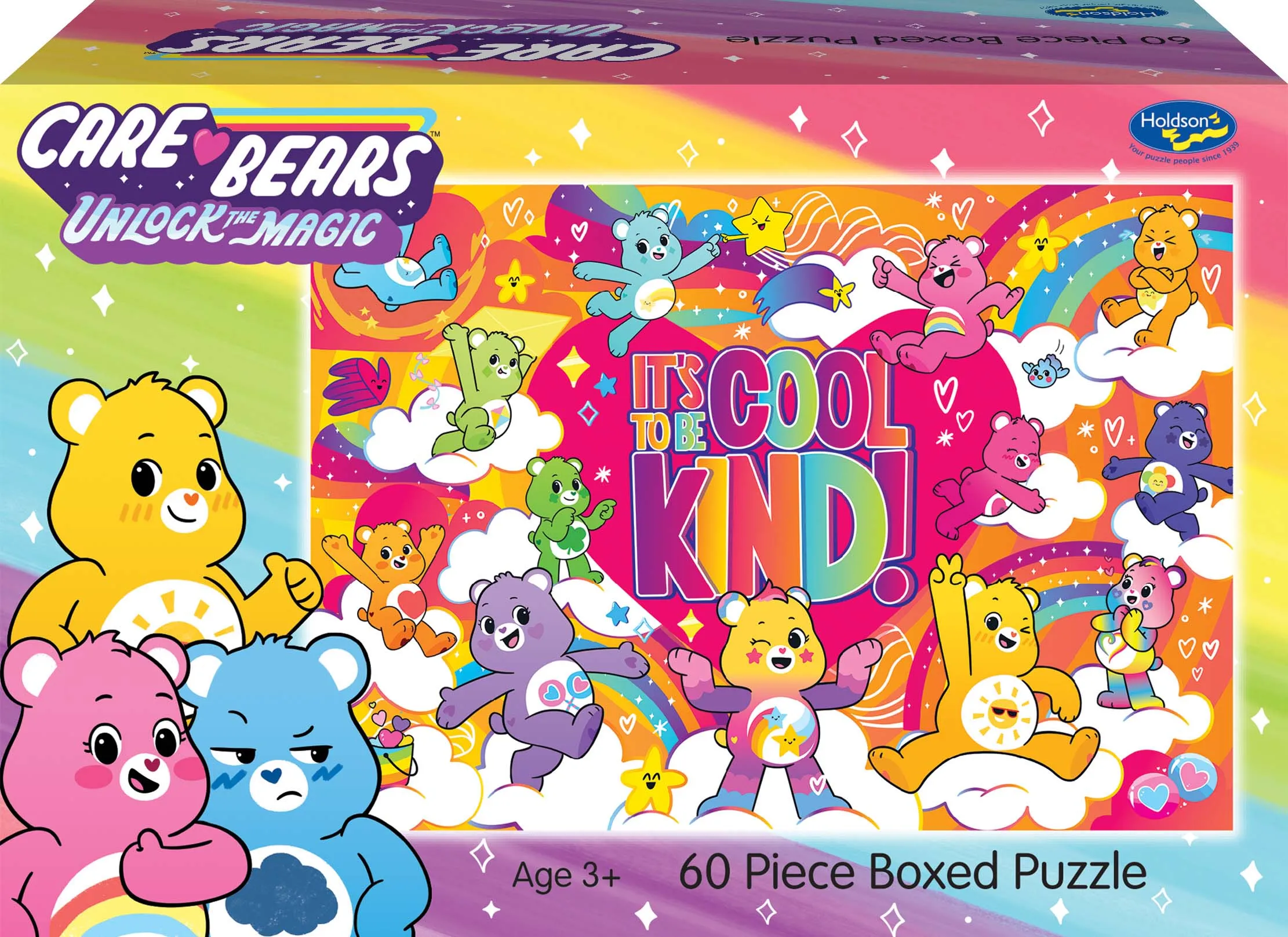 Holdsons Care Bears 60 Piece Puzzle - It's Cool To Be Kind