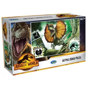 Holdsons Jurassic World Dominion 60 Piece Boxed Puzzle Dilophosaurus