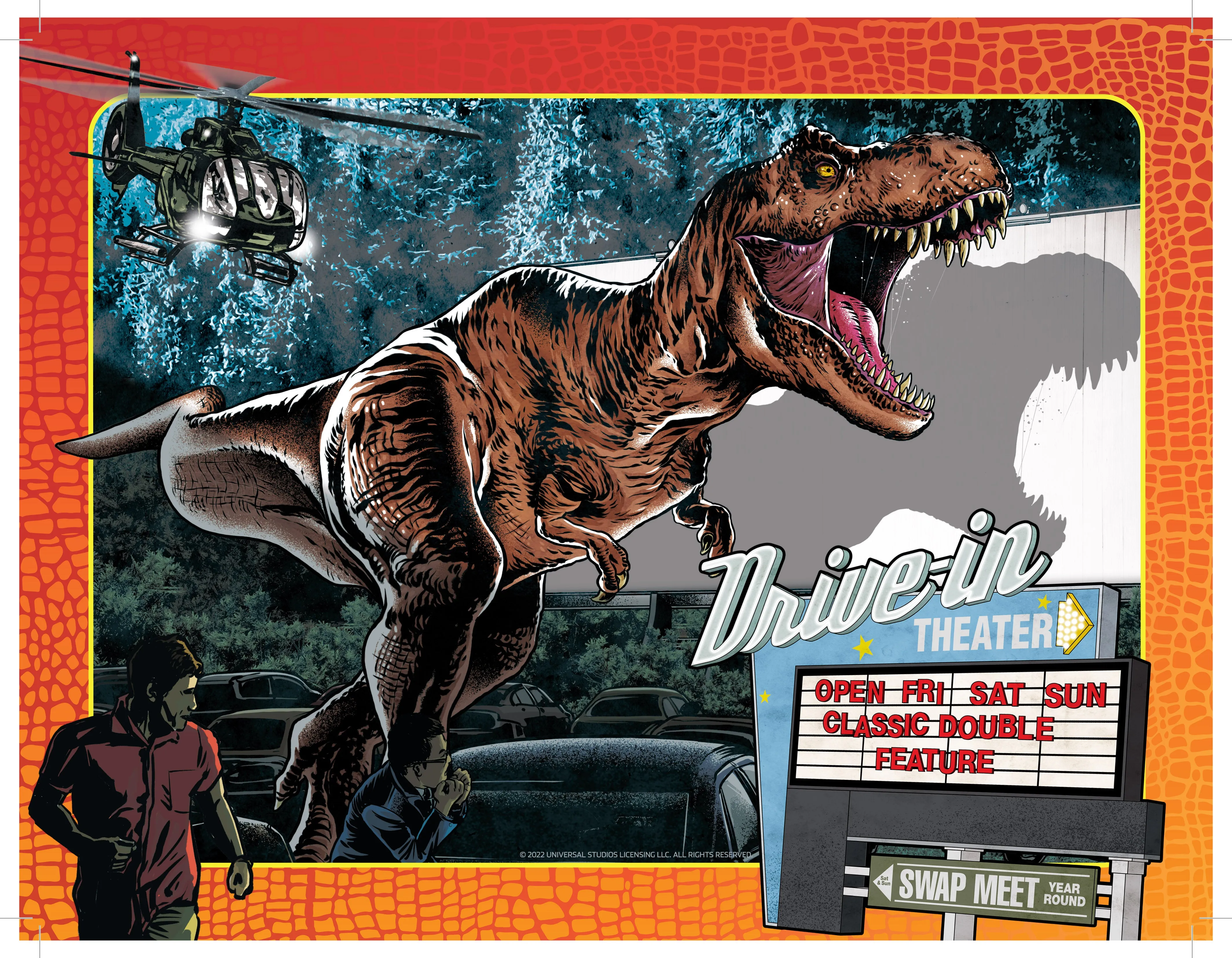 Holdsons Jurassic World Dominion 96 Piece Frame Tray Puzzle Assorted Styles