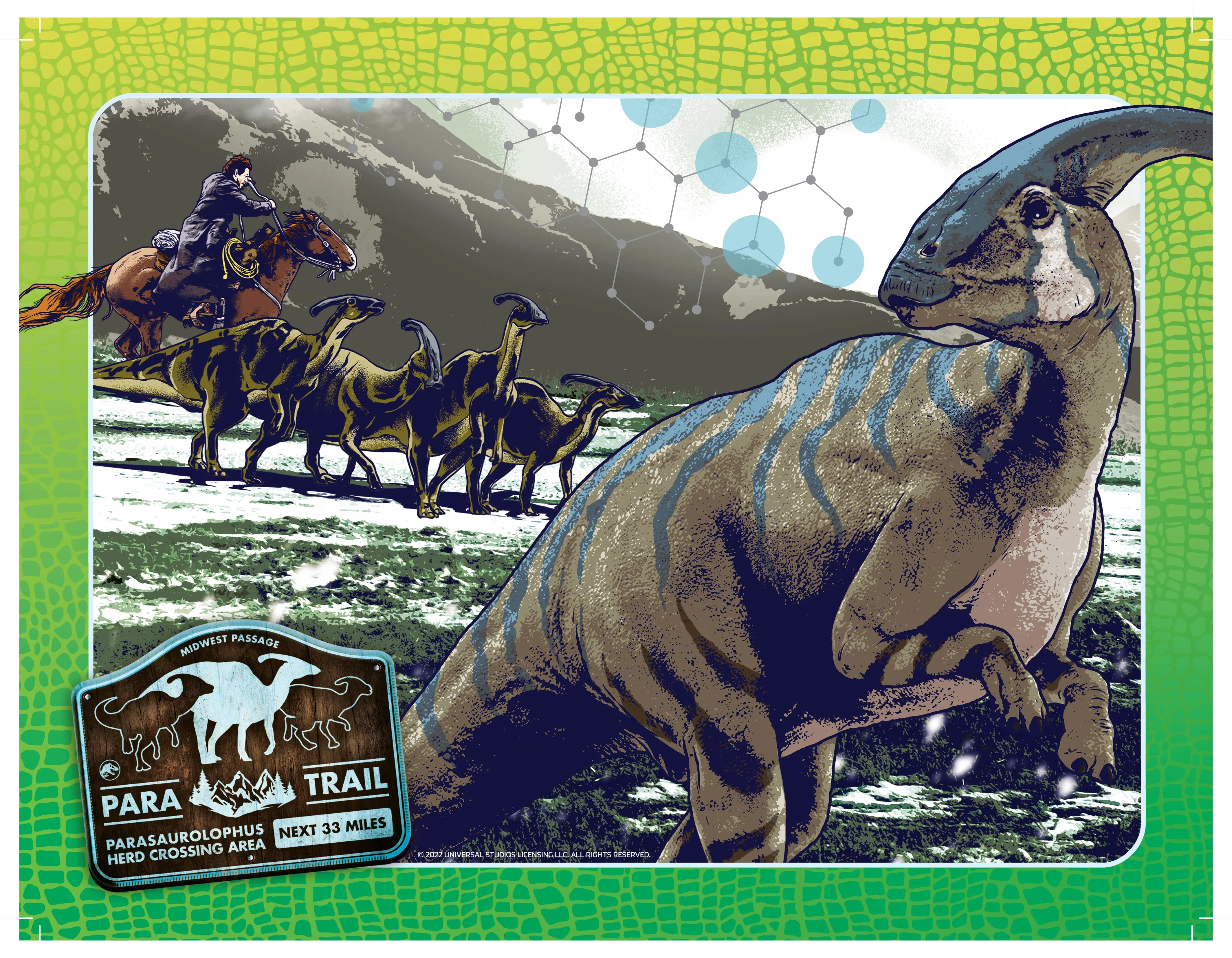 Holdsons Jurassic World Dominion 96 Piece Frame Tray Puzzle Assorted Styles
