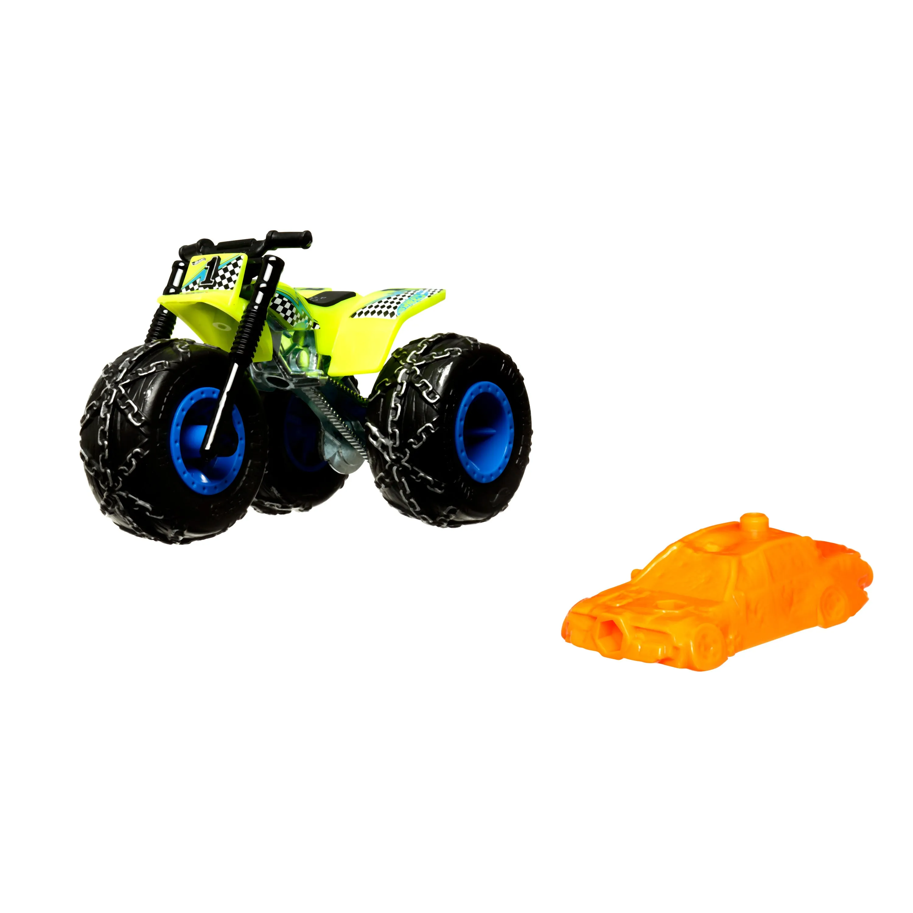 Hot Wheels 1:64 Monster Trucks 2023 Hwmt Back To Basics 5/6 Tri-To-Crush-Me
