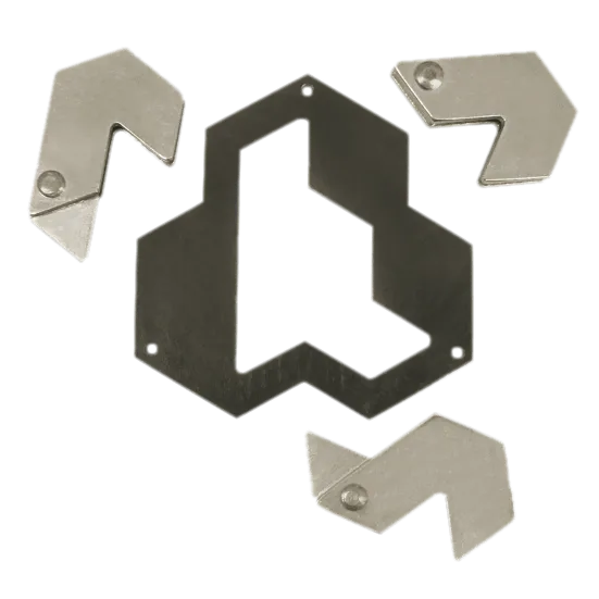 Huzzle Puzzle Cast Hexagon