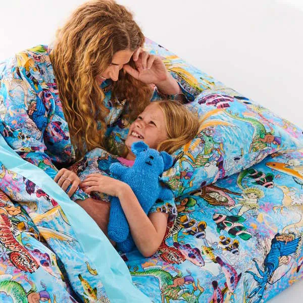 Kip and Co x May Gibbs | Fitted Sheet Waterworld Kids