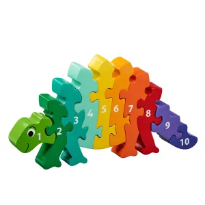 Lanka Kade Wooden 1-10 Puzzle Dinosaur