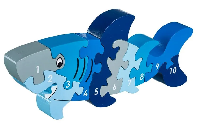 Lanka Kade Wooden 1-10 Puzzle Shark