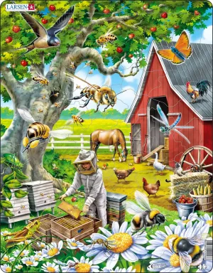 Larsen Bee Keeping Frame Tray Puzzle