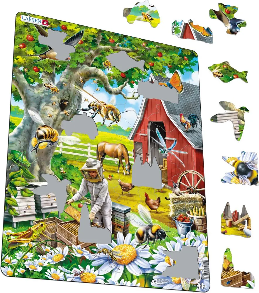 Larsen Bee Keeping Frame Tray Puzzle
