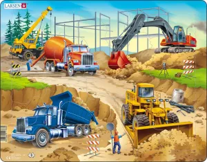 Larsen Construction Frame Tray Puzzle