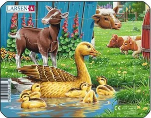 Larsen Farm Animals Small Frame Tray Puzzle Ducks