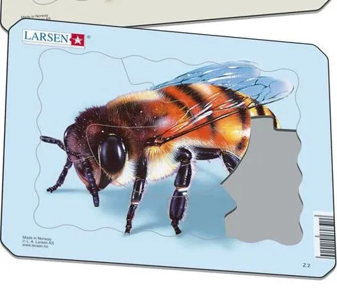 Larsen Insects Small Frame Tray Puzzle Bumblebee