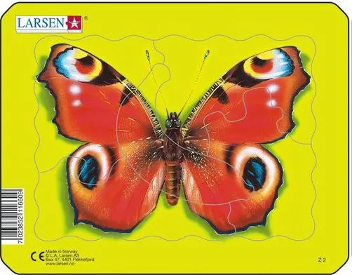 Larsen Insects Small Frame Tray Puzzle Butterfly