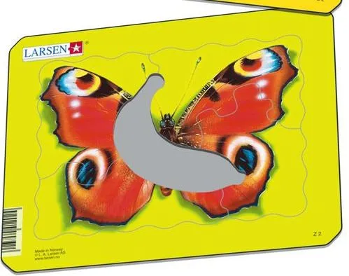 Larsen Insects Small Frame Tray Puzzle Butterfly
