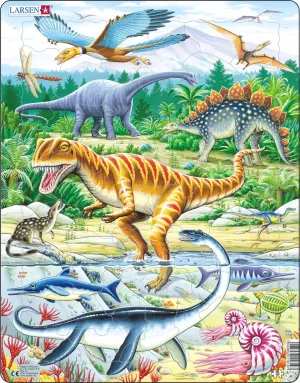 Larsen Jurassic Dinosaurs Frame Tray Puzzle