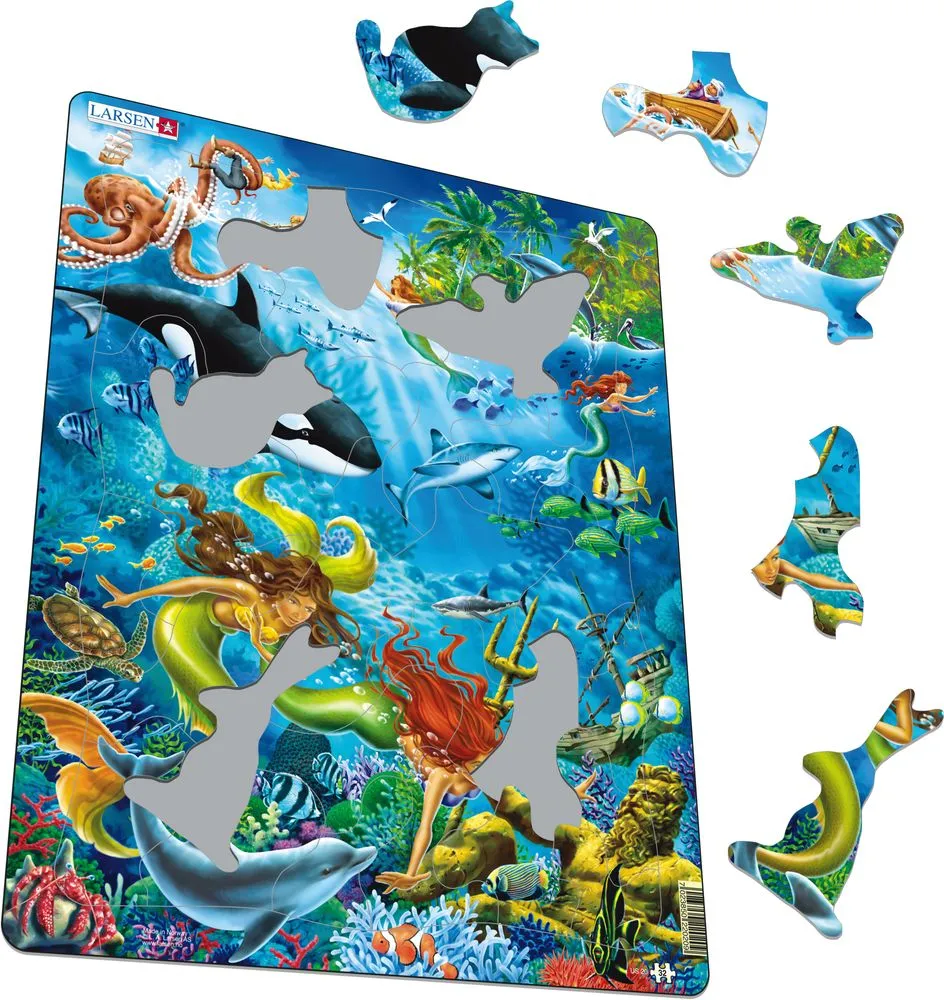 Larsen Mermaids Frame Tray Puzzle