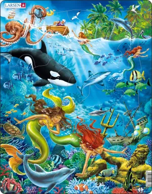 Larsen Mermaids Frame Tray Puzzle