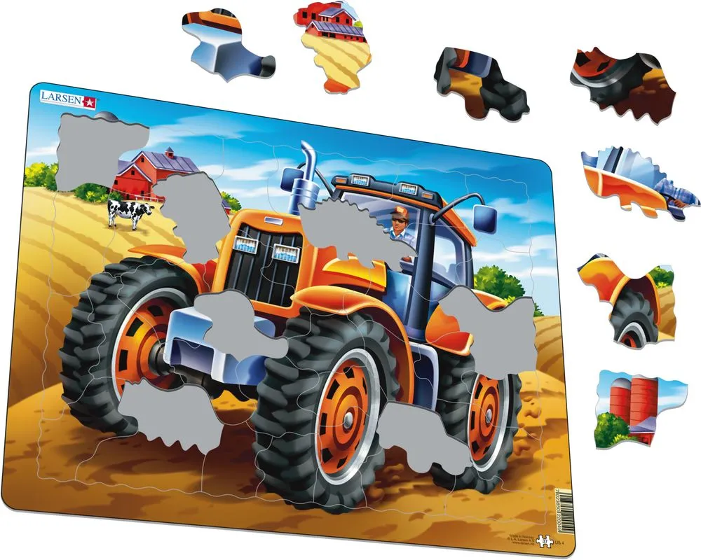 Larsen Tractor Frame Tray Puzzle