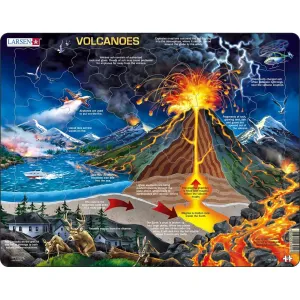 Larsen Volcanoes Frame Tray Puzzle