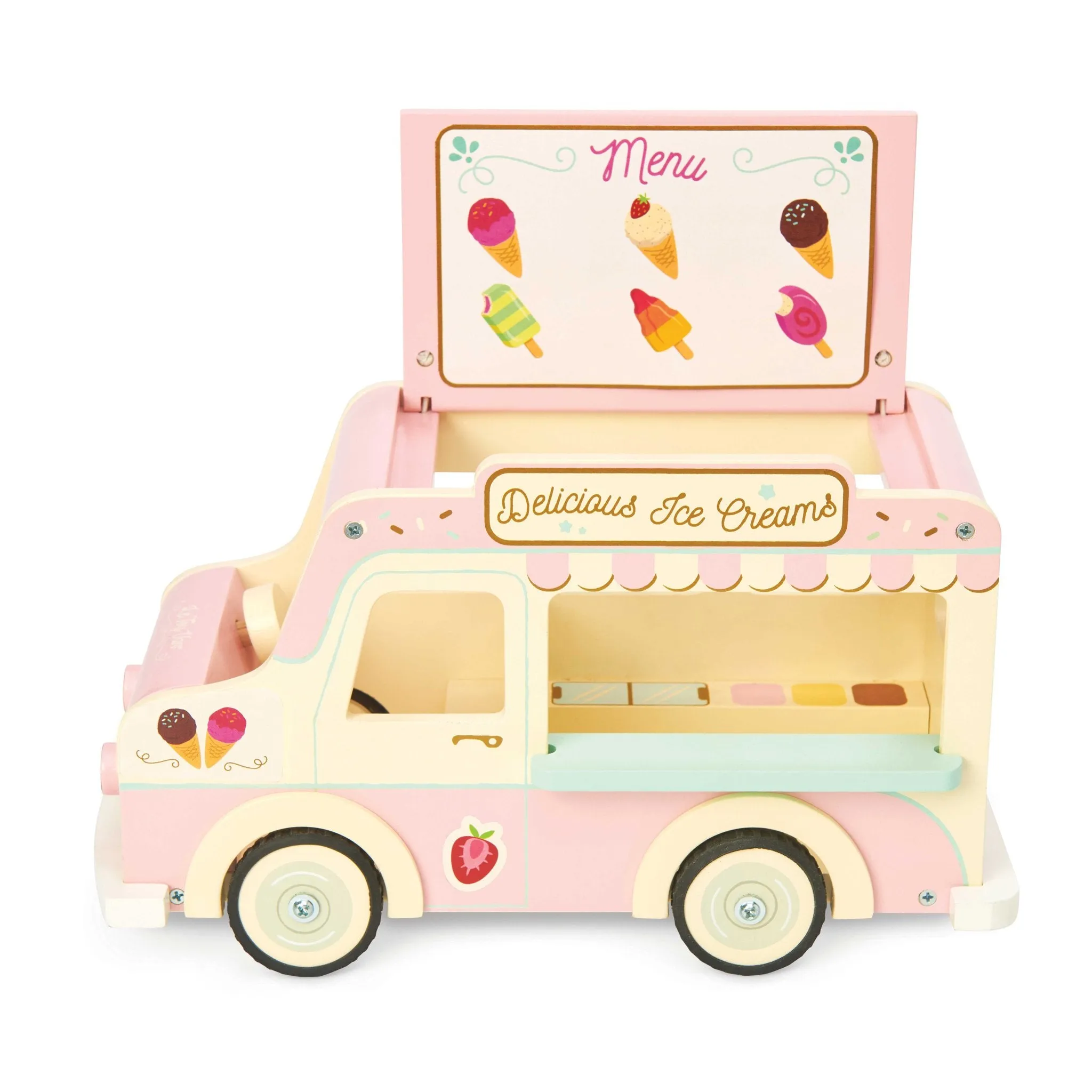 Le Toy Van Dolly Ice Cream Van Wise - Kids Toys