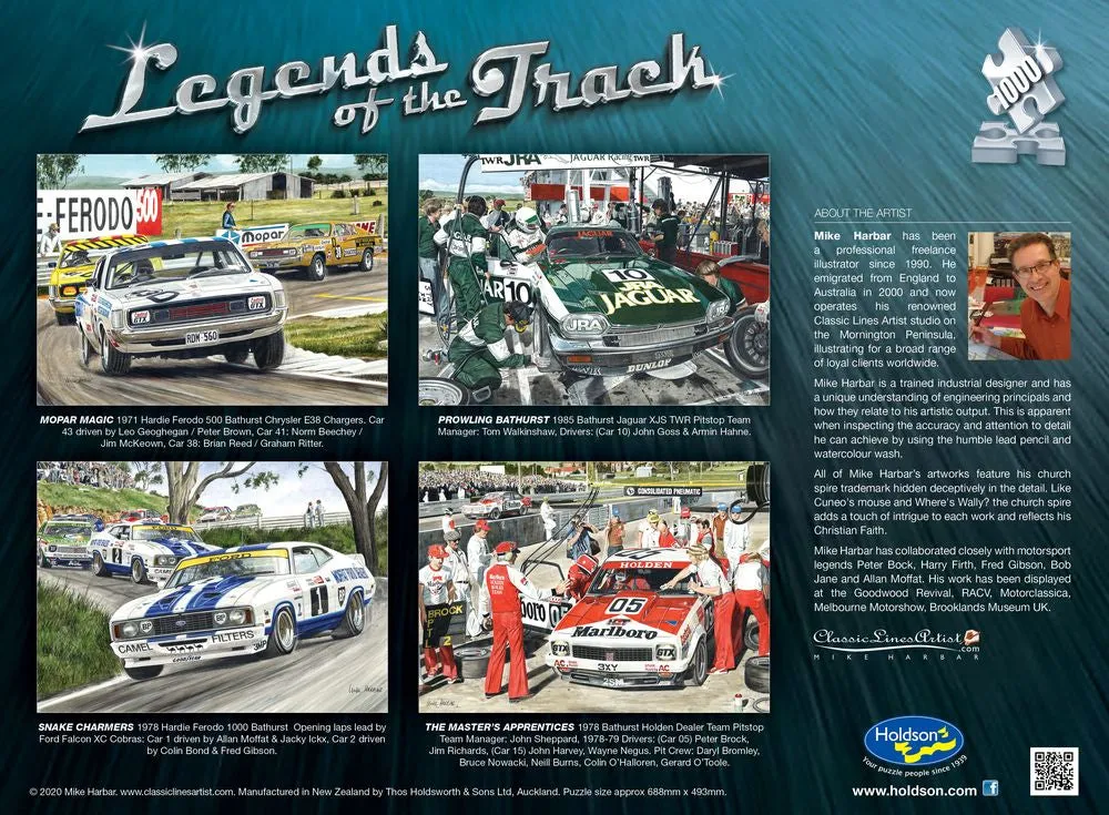 Legends Of The Track Mopar Magic 1000 Piece Puzzle