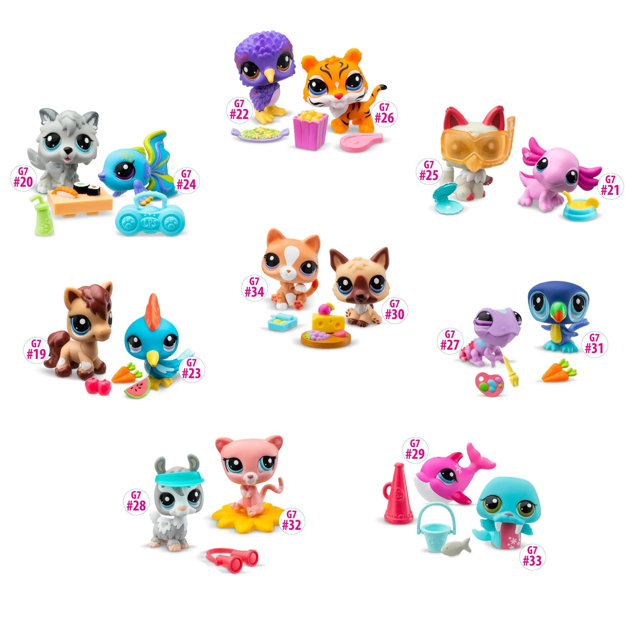Littlest Pet Shop Pet Pairs Divin' Divas