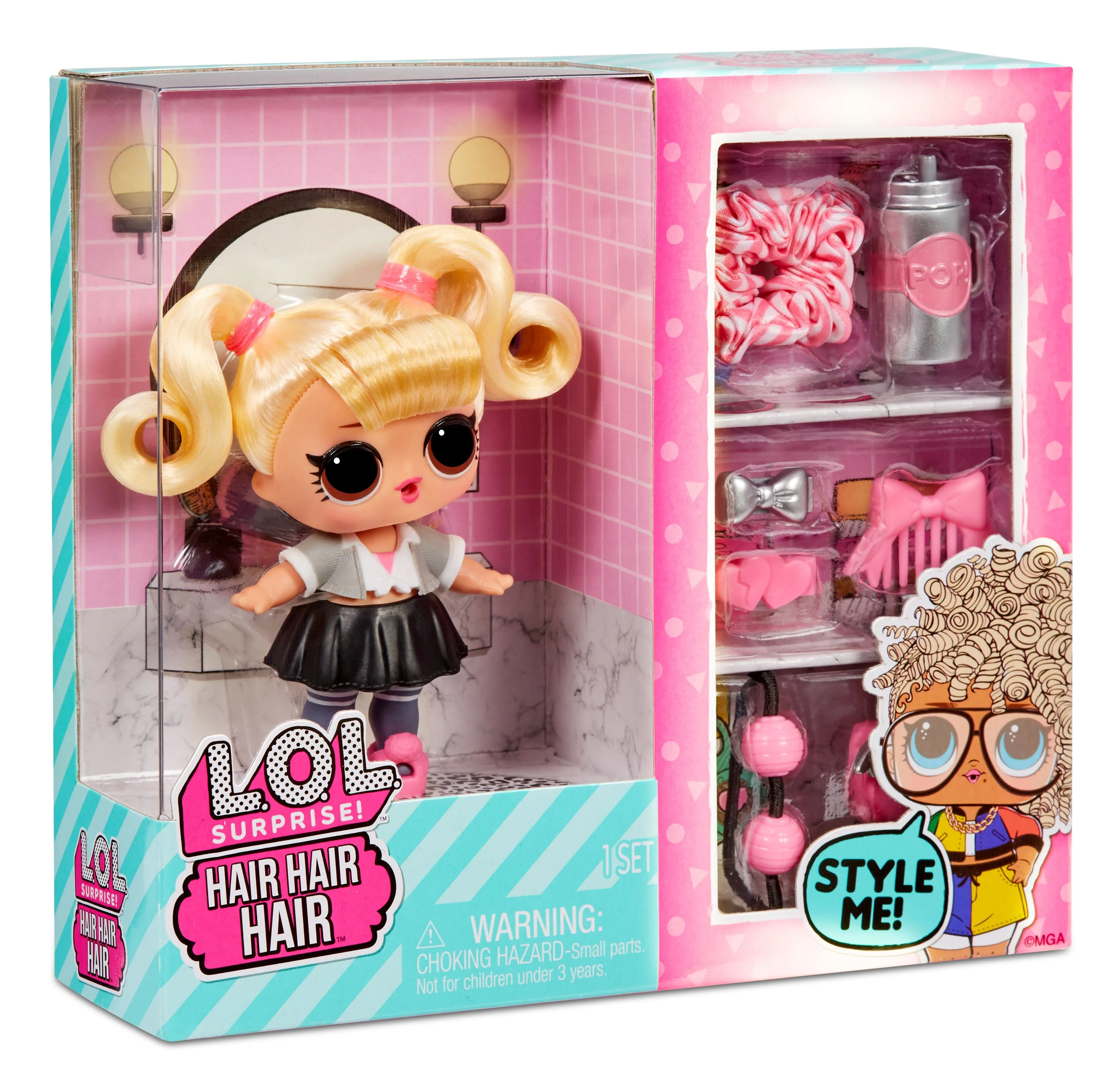 LOL SURPRISE HAIR HAIR HAIR TOTS DOLL ASSORTED STYLES