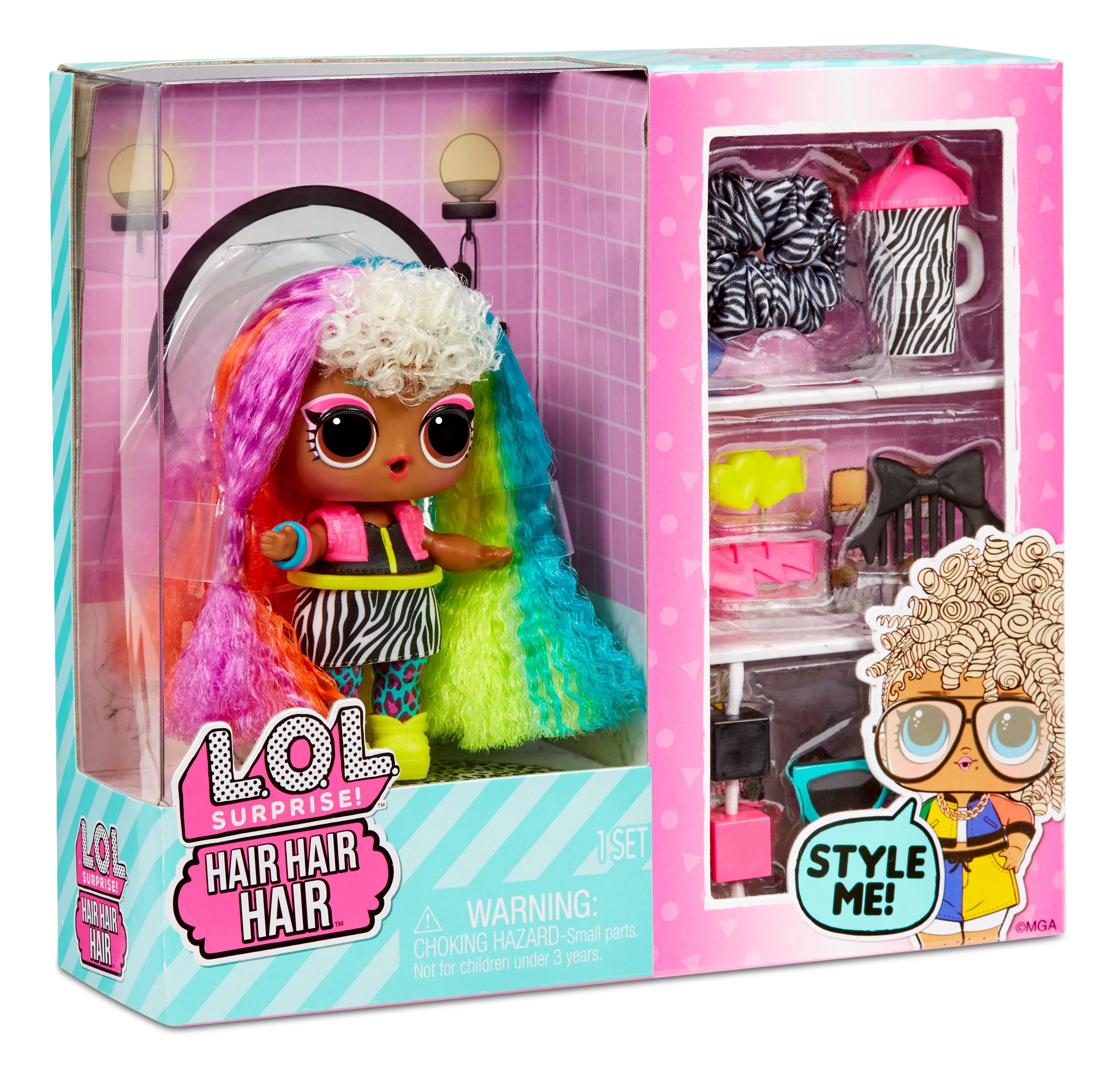 LOL SURPRISE HAIR HAIR HAIR TOTS DOLL ASSORTED STYLES